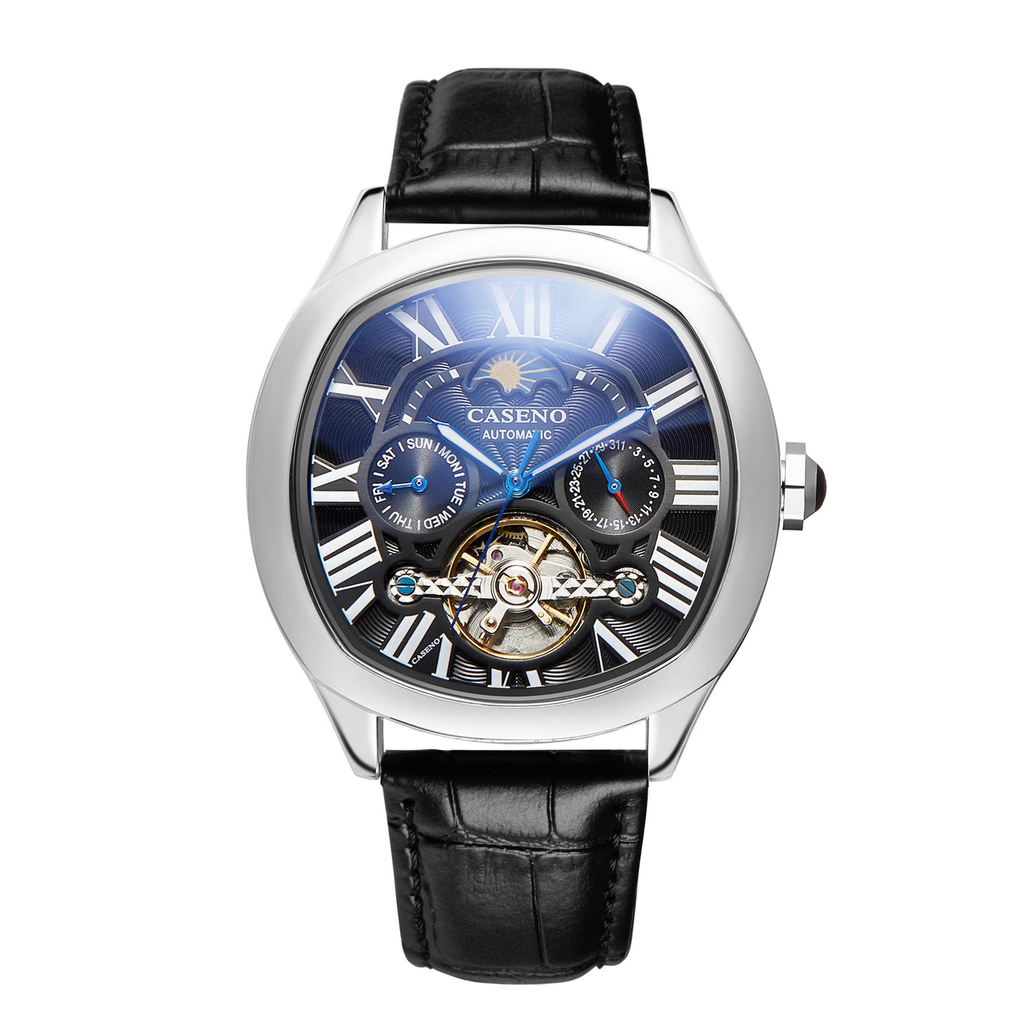 Fashion tourbillon reloj hombre 2710