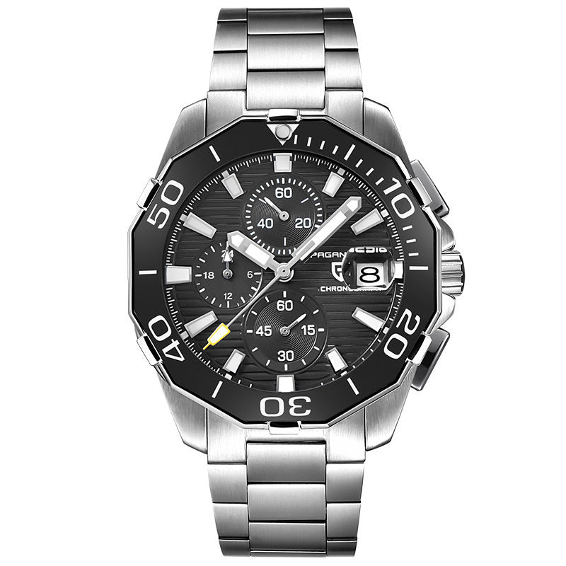 Stainless steel sport reloj hombre 3802