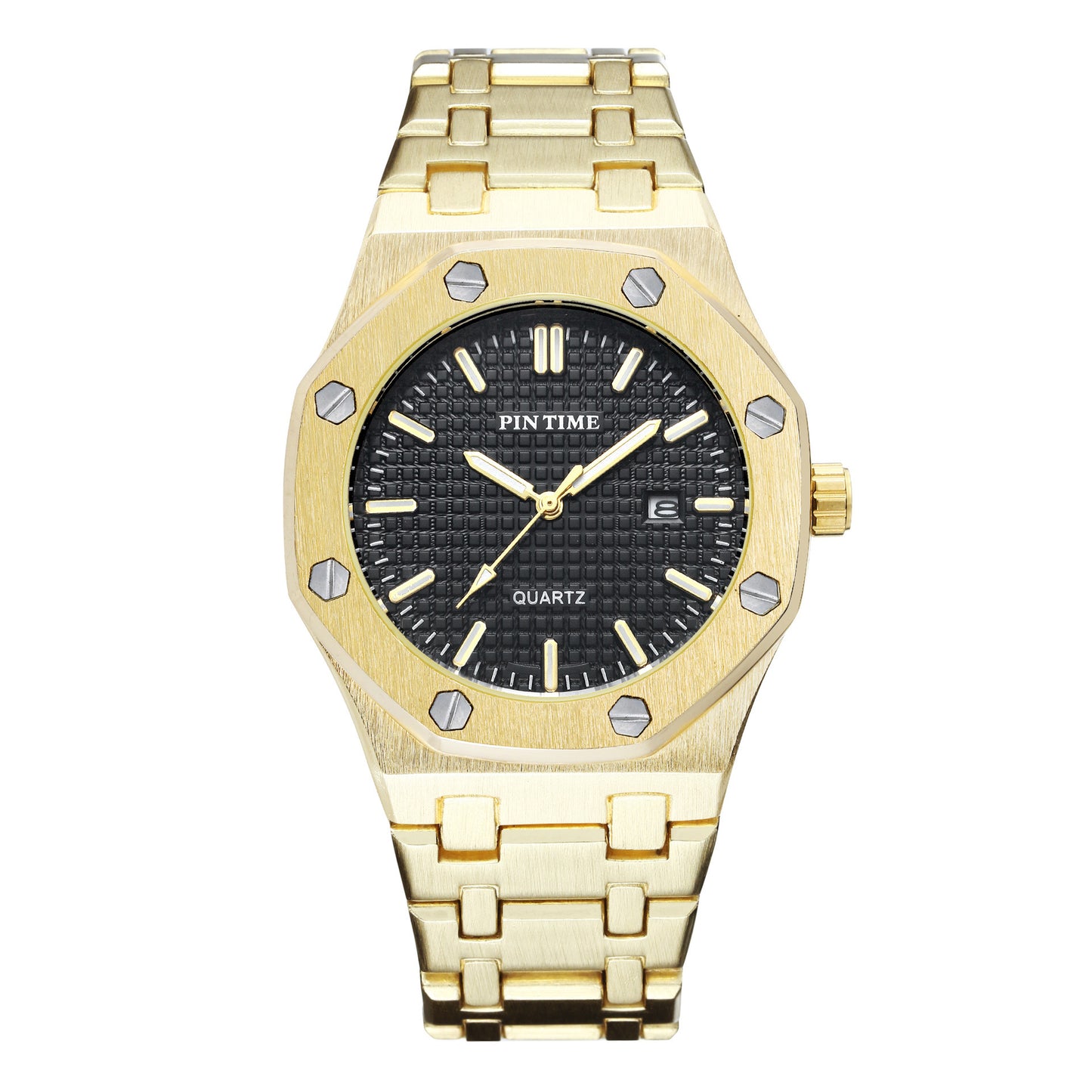 Stainless steel casual reloj hombre 3025