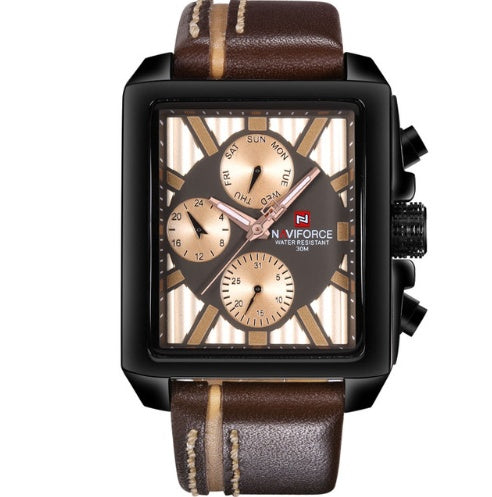 Stainless steel rectangle sport reloj hombre 4901