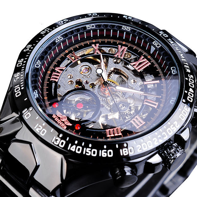 Fashion skeleton reloj hombre 7934