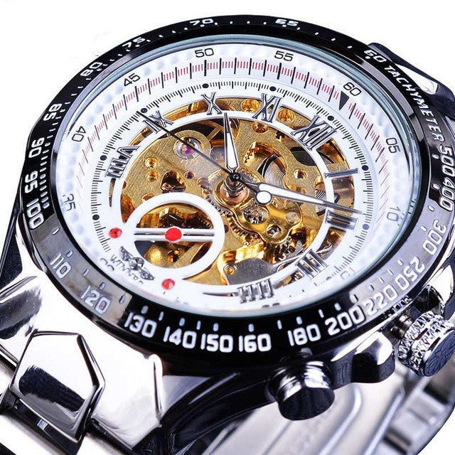 Fashion skeleton reloj hombre 7934