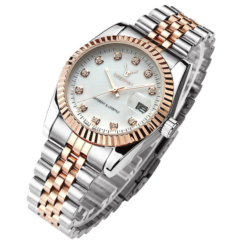Stainless steel datejust reloj hombre 6397