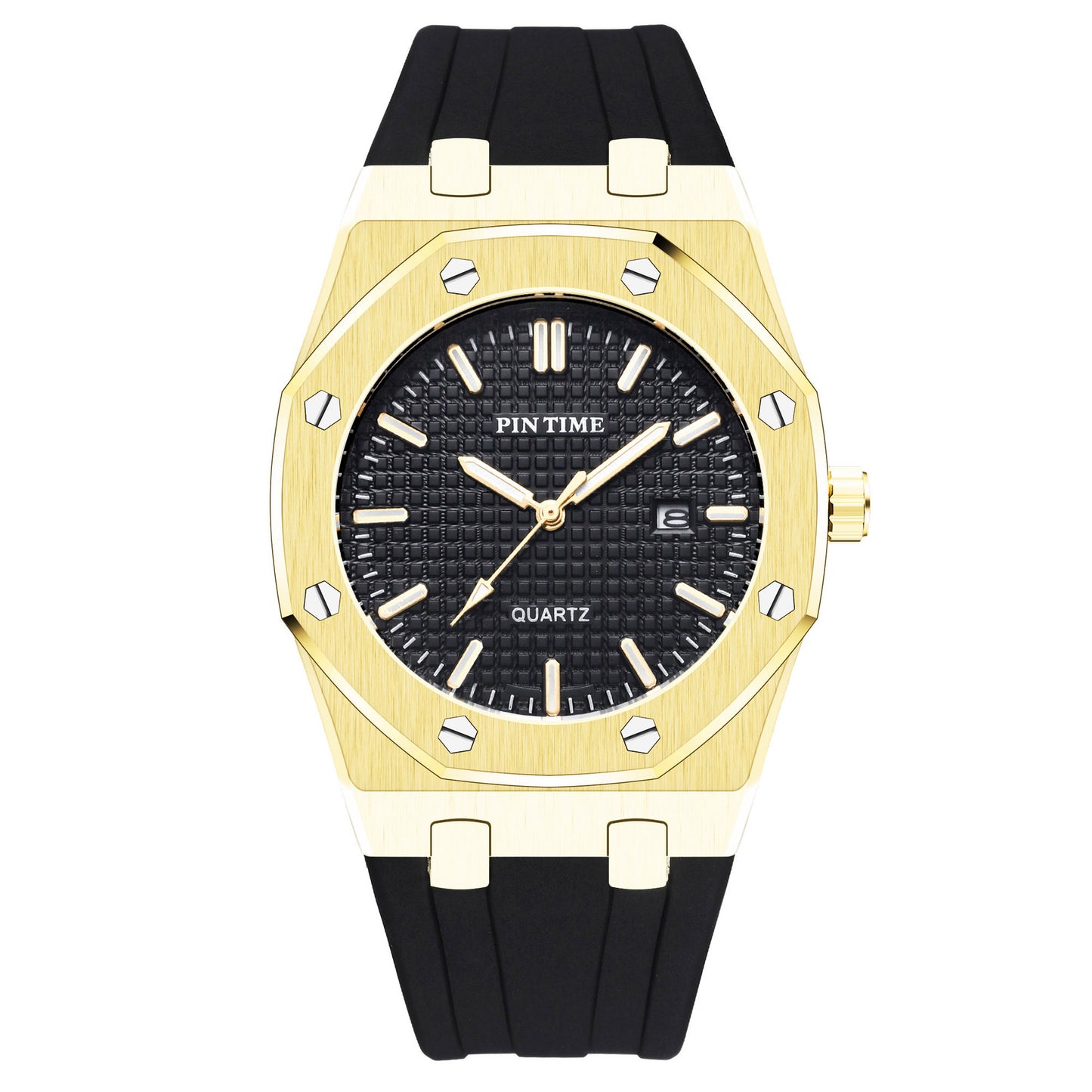 Stainless steel casual reloj hombre 2837