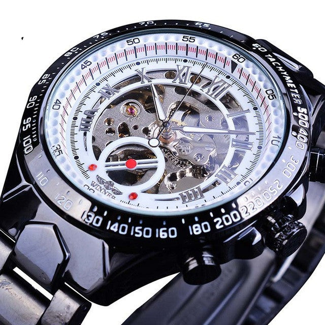 Fashion skeleton reloj hombre 7934