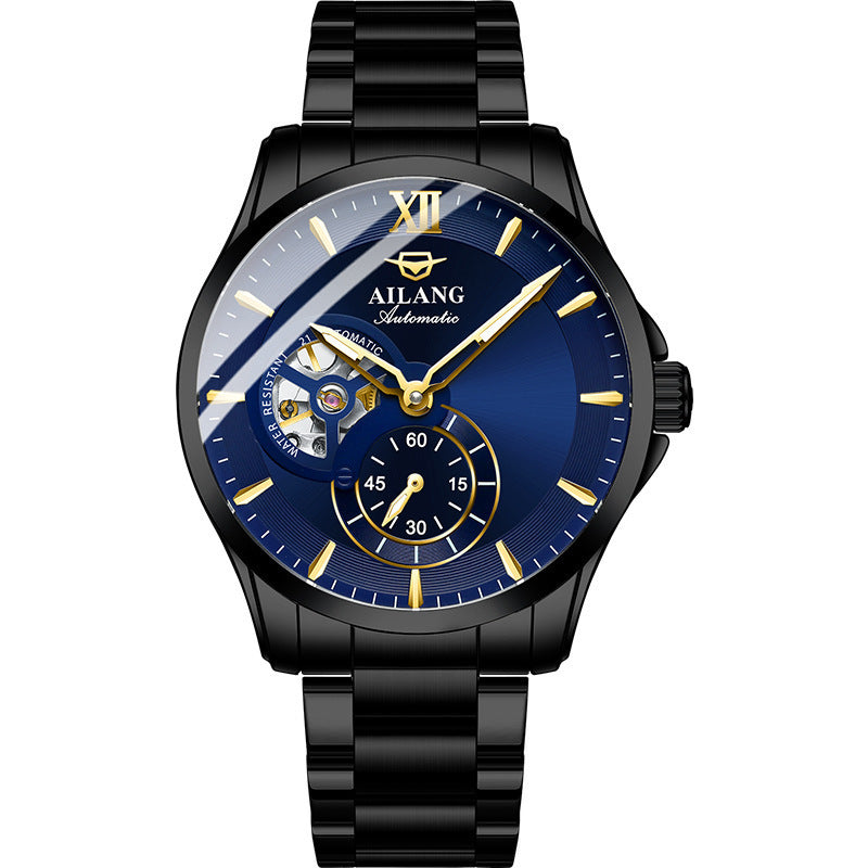 Stainless steel fashion skeleton reloj hombre 2850