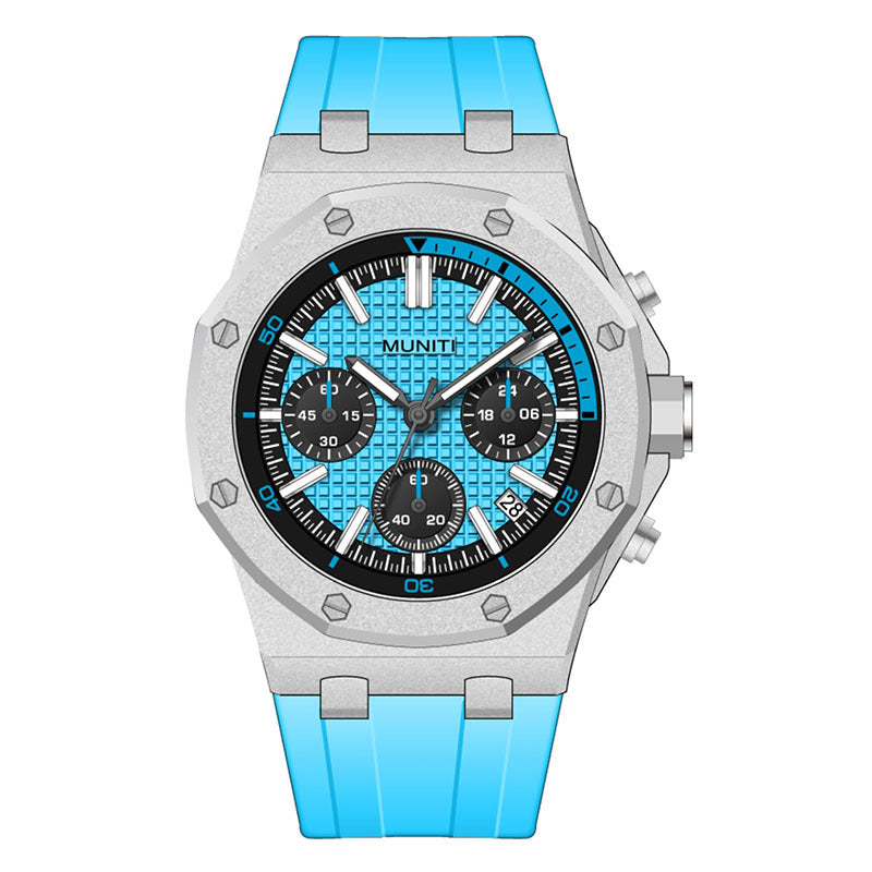 Stainless steel sport reloj hombre 3829