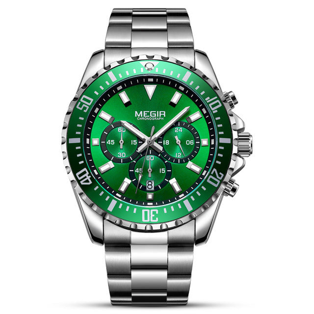 Stainless steel sport reloj hombre 6937