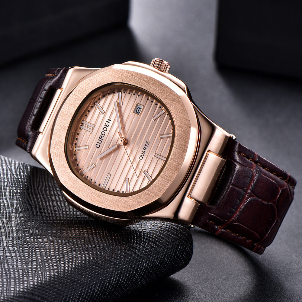 Stainless steel fashion reloj hombre 3988