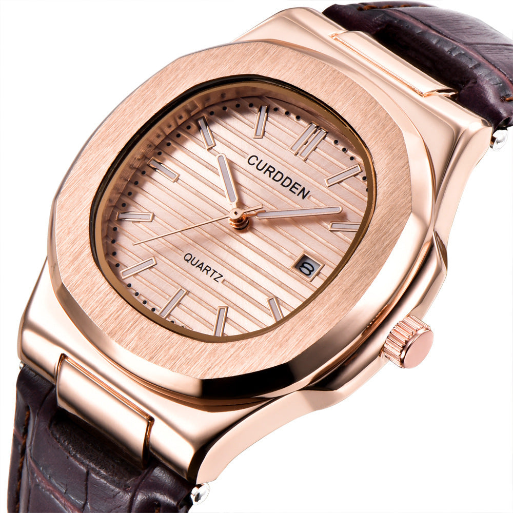 Stainless steel fashion reloj hombre 3988