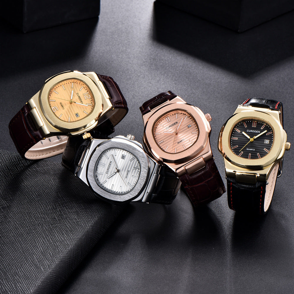 Stainless steel fashion reloj hombre 3988