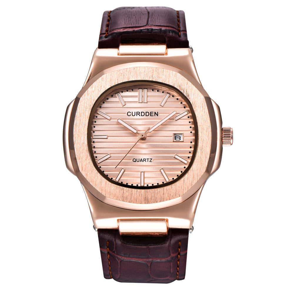 Stainless steel fashion reloj hombre 3988