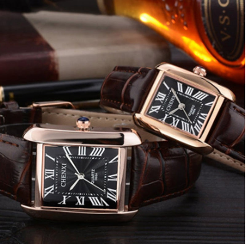 Stainless steel oblong reloj hombre 4720