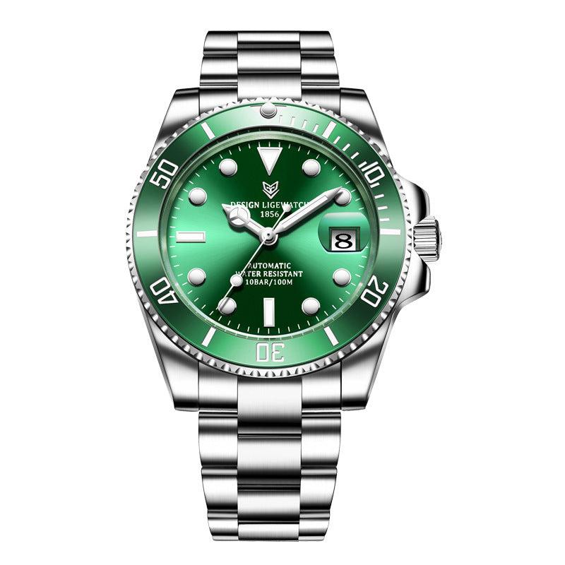 Stainless steel divers reloj hombre 5937