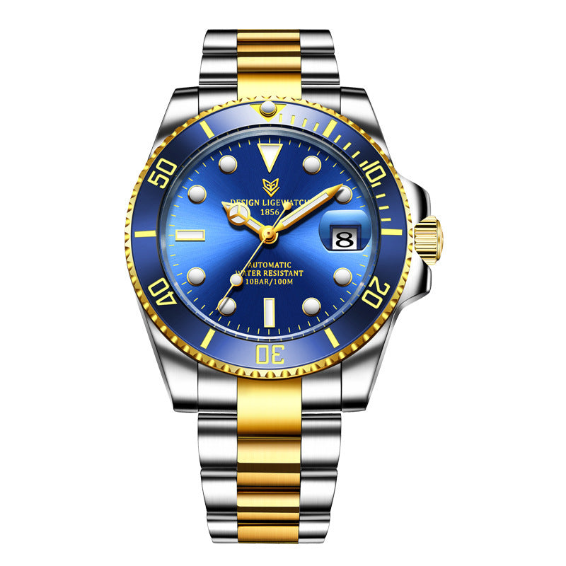 Stainless steel divers reloj hombre 5937