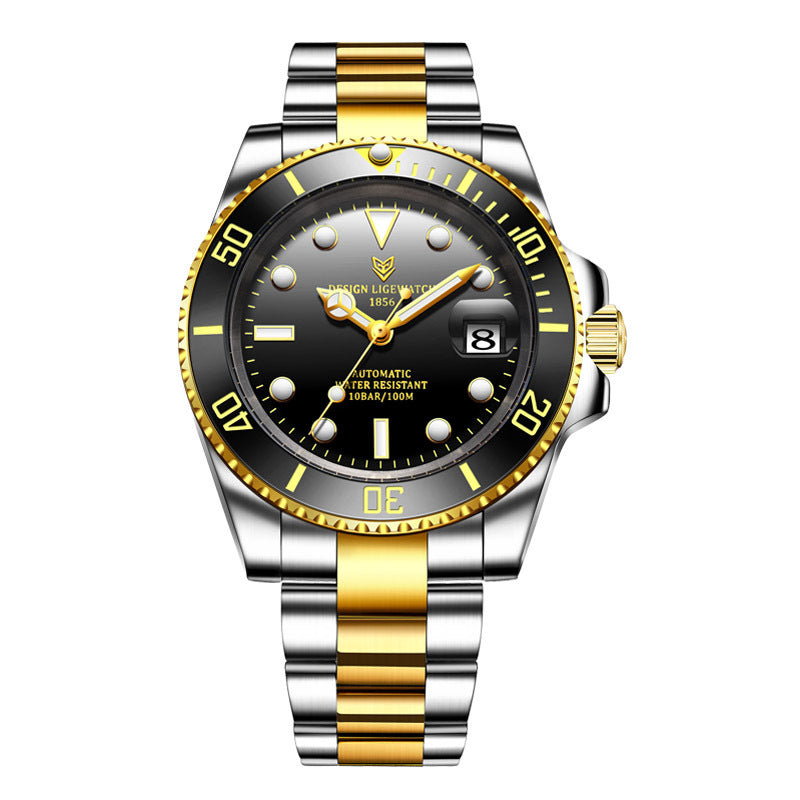 Stainless steel divers reloj hombre 5937