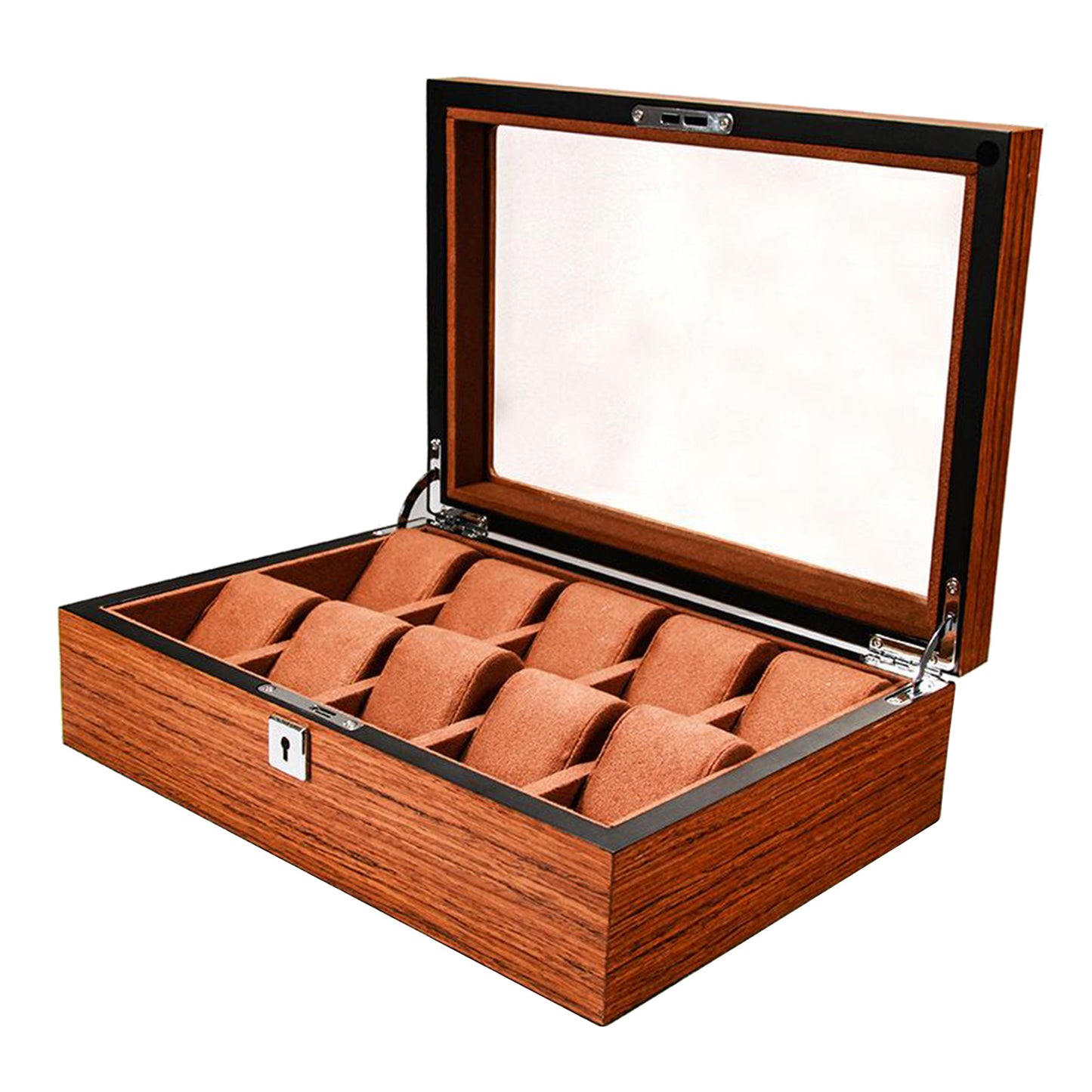 Wooden watch display case