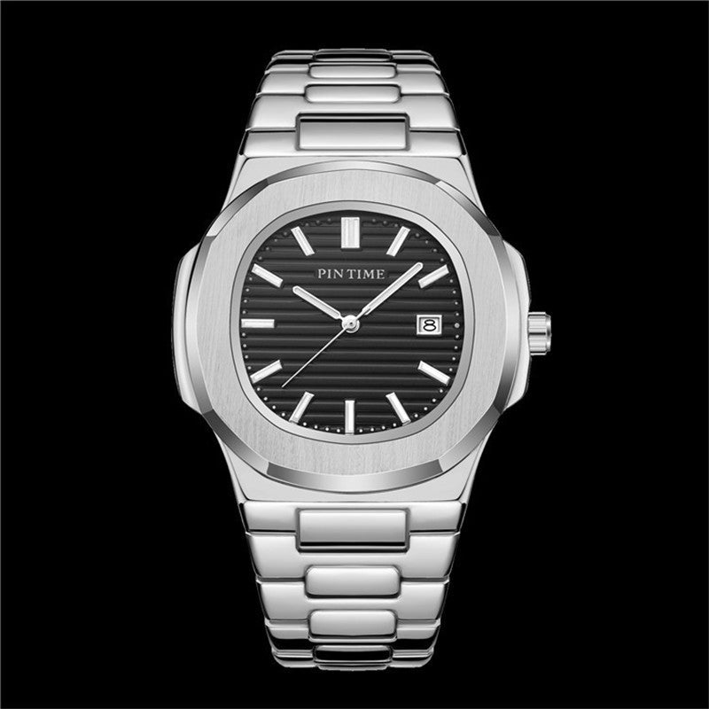 Stainless steel nautilus reloj hombre 2853