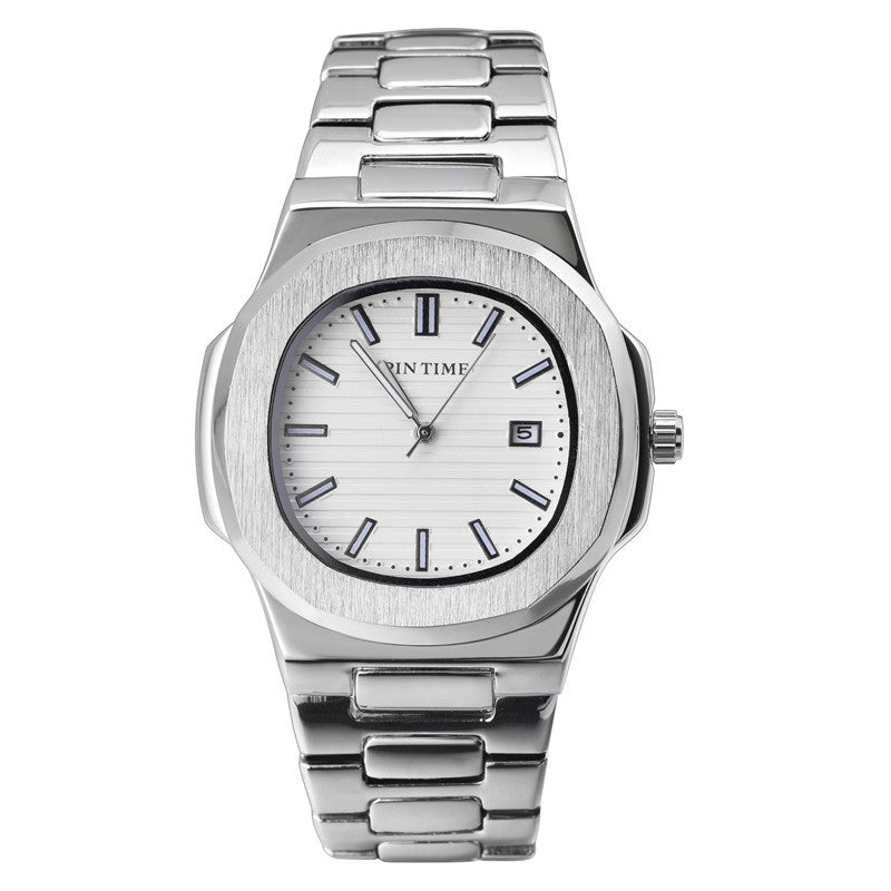 Stainless steel nautilus reloj hombre 2853