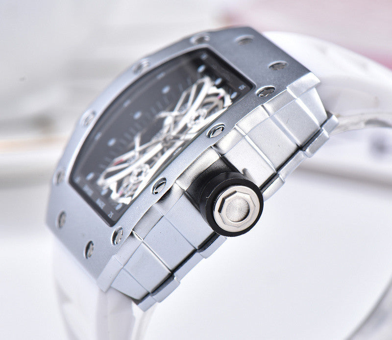 Stainless steel RM skeleton reloj hombre 2793