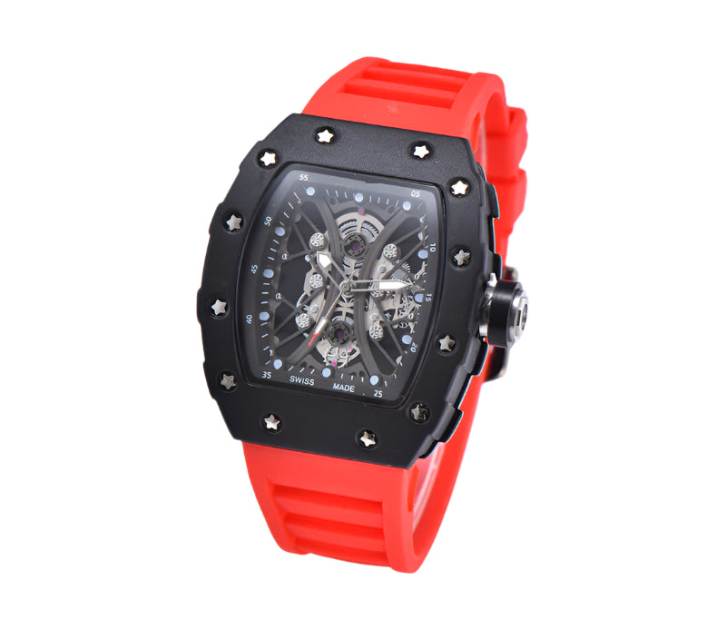 Stainless steel RM skeleton reloj hombre 2793