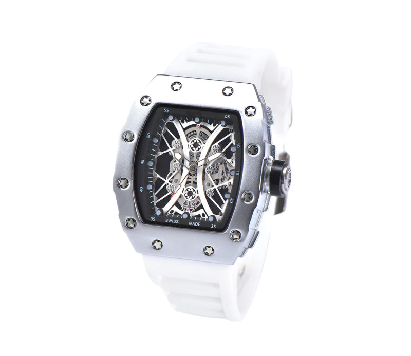 Stainless steel RM skeleton reloj hombre 2793