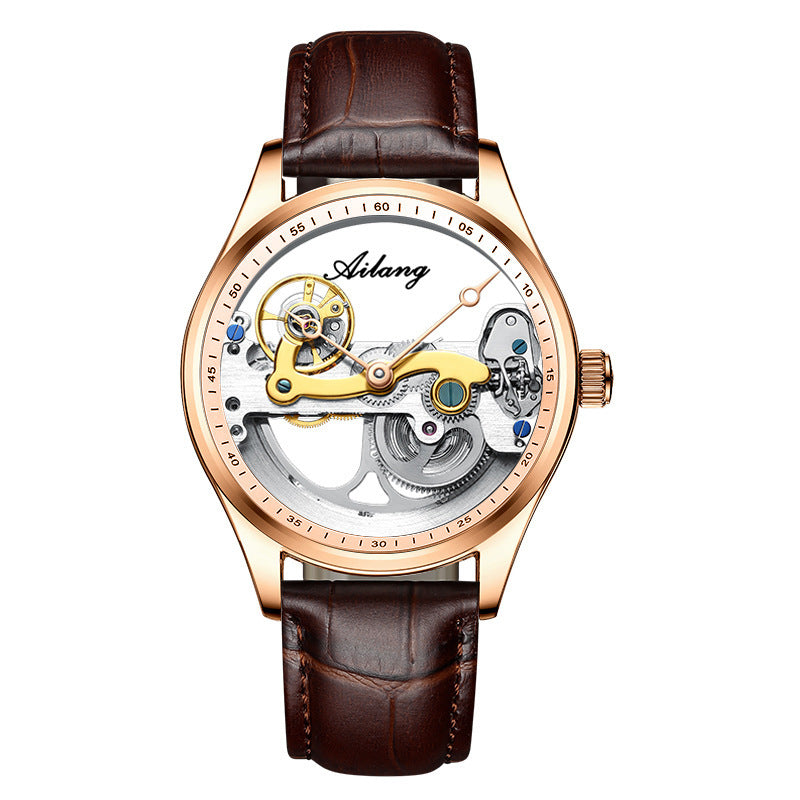 Unica fashion skeleton reloj hombre 4973