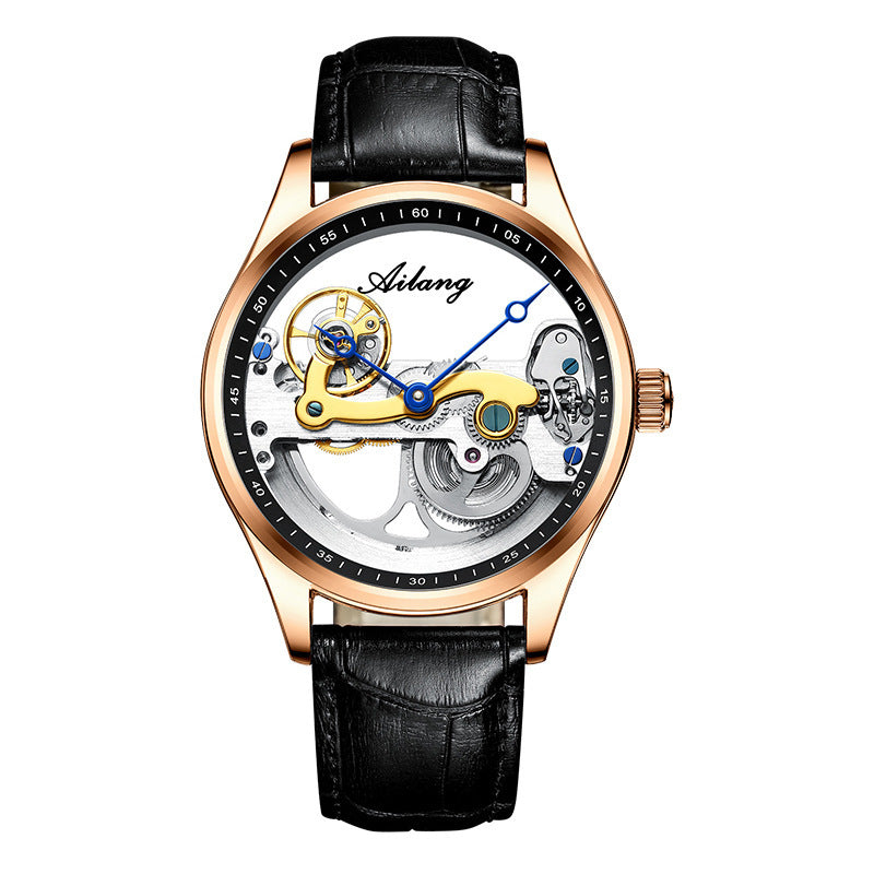 Unica fashion skeleton reloj hombre 4973