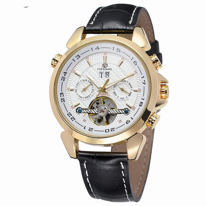 Carbon fibre tourbillon reloj hombre 2985