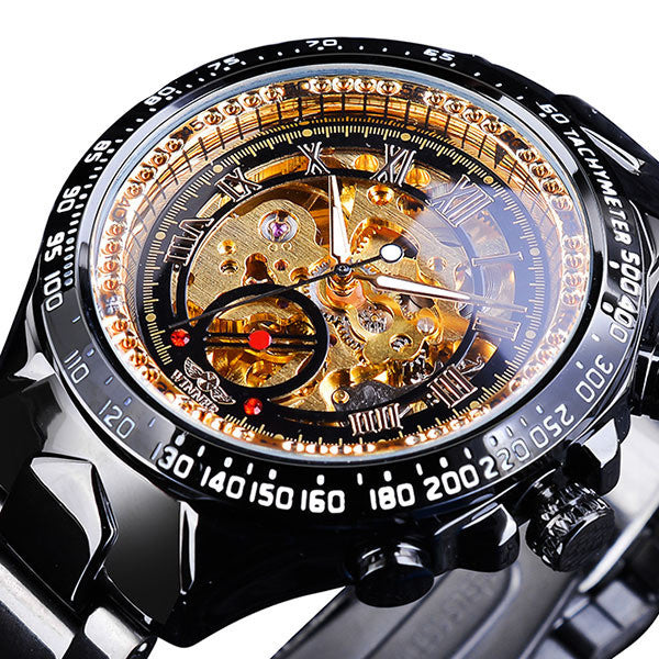 Fashion skeleton reloj hombre 7934