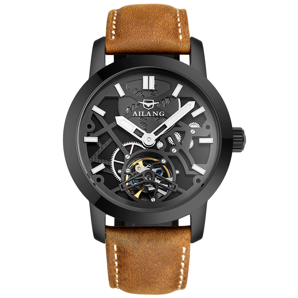 Automatic skeleton Flywheel reloj hombre 5832