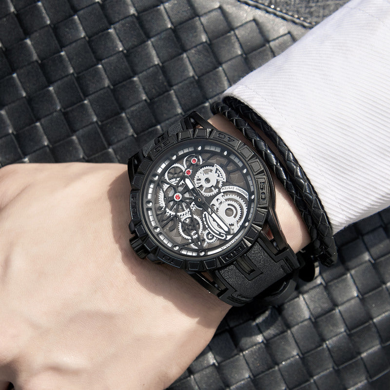 Stainless steel sport reloj hombre 2846