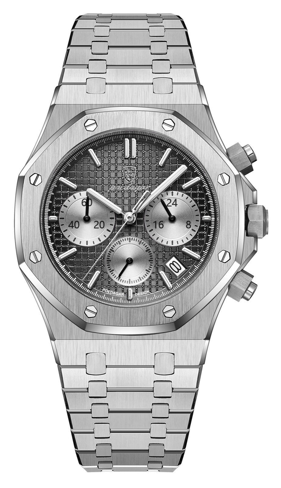 Stainless steel sport reloj hombre 2749