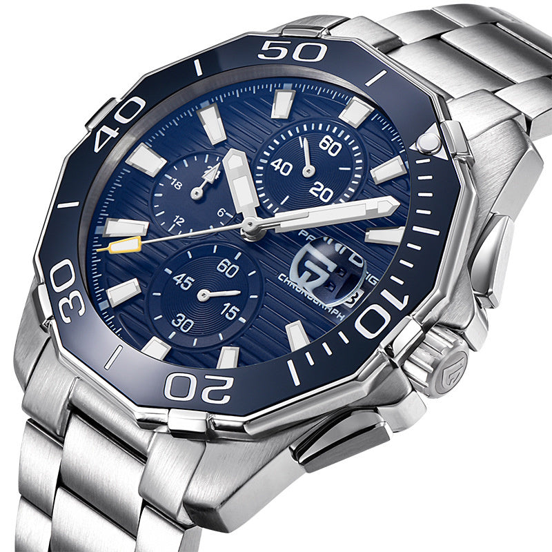 Stainless steel sport reloj hombre 3802