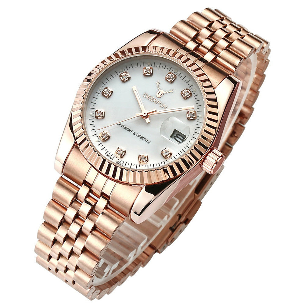 Stainless steel datejust reloj hombre 6397