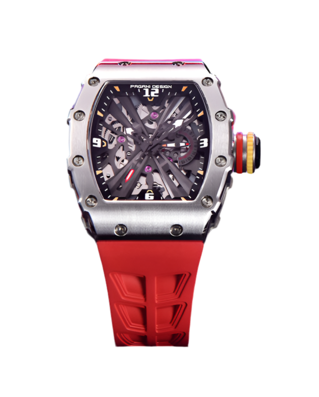 Barrel sport skeleton reloj hombre 8402
