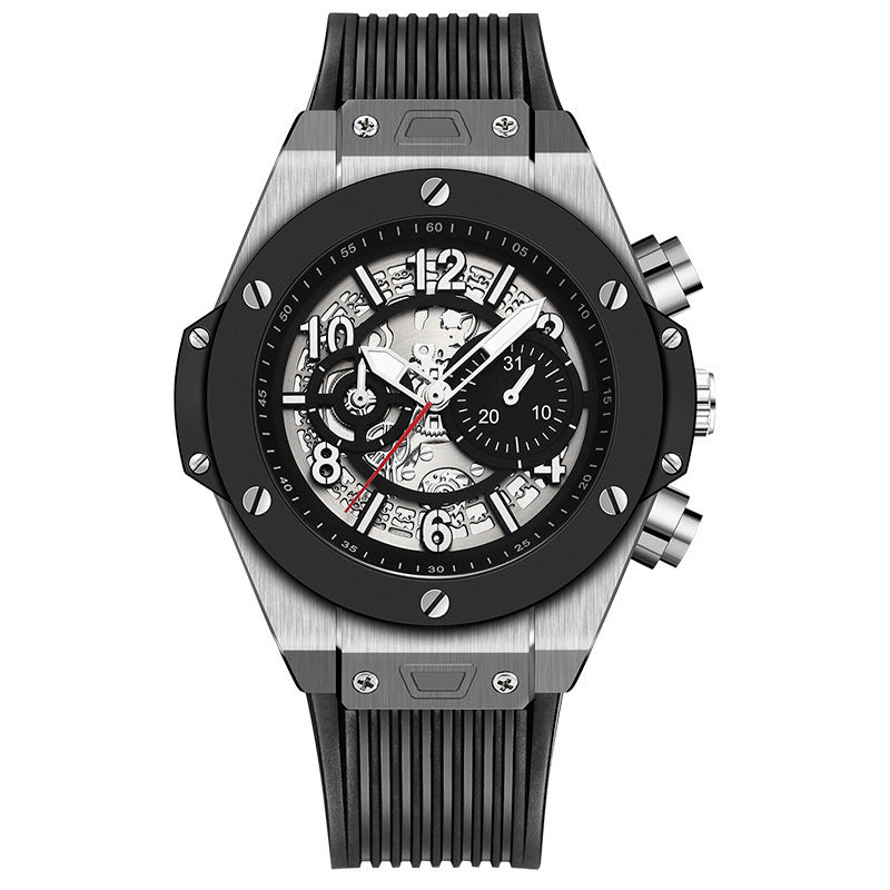 Stainless steel sport reloj hombre 5942