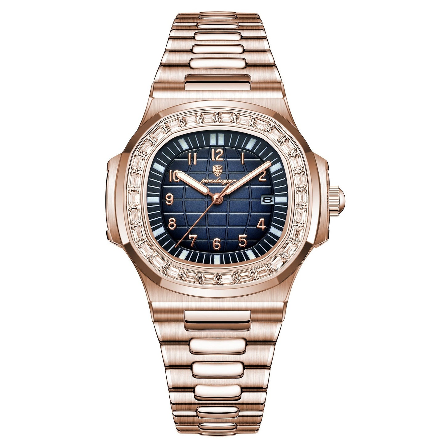 Stainless steel casual reloj hombre 4873