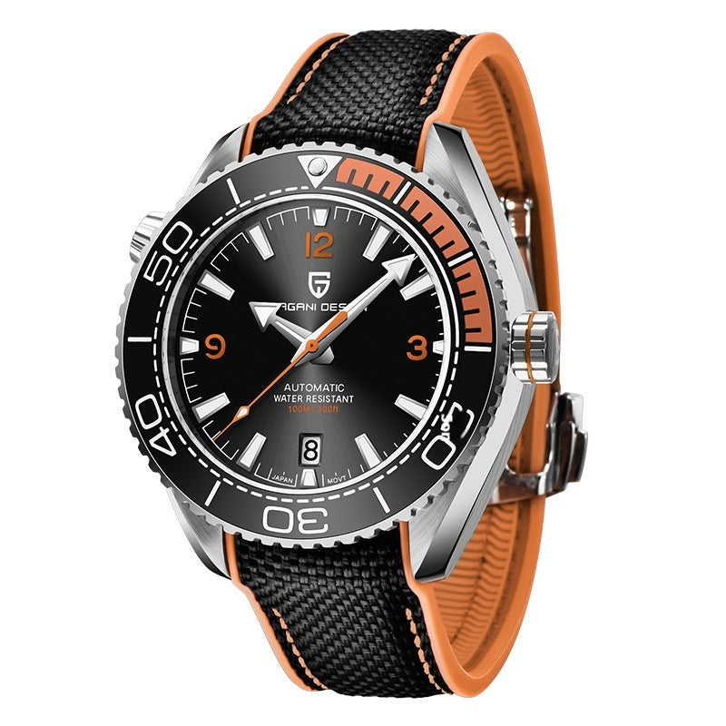 Stainless steel casual reloj hombre 7028