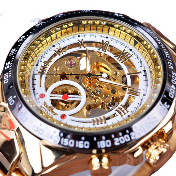 Fashion skeleton reloj hombre 7934