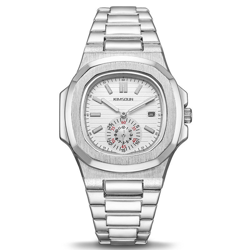 Stainless steel nautilus reloj hombre 3750