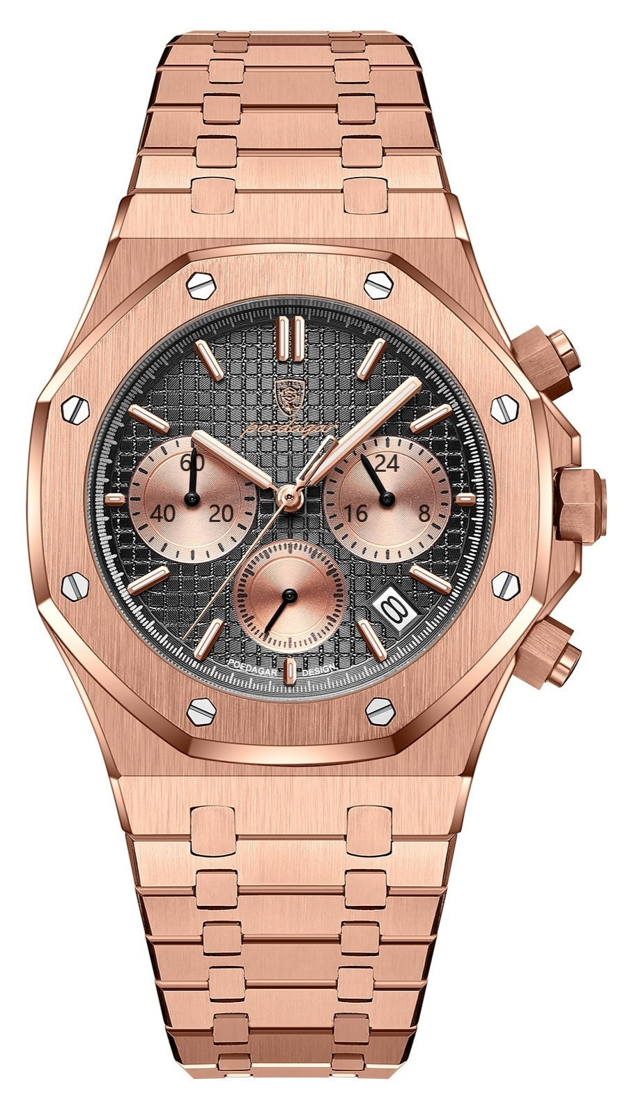 Stainless steel sport reloj hombre 2749