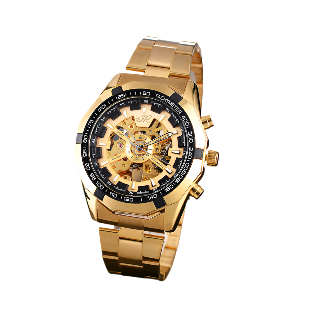 Fashion sport skeleton reloj hombre 4982