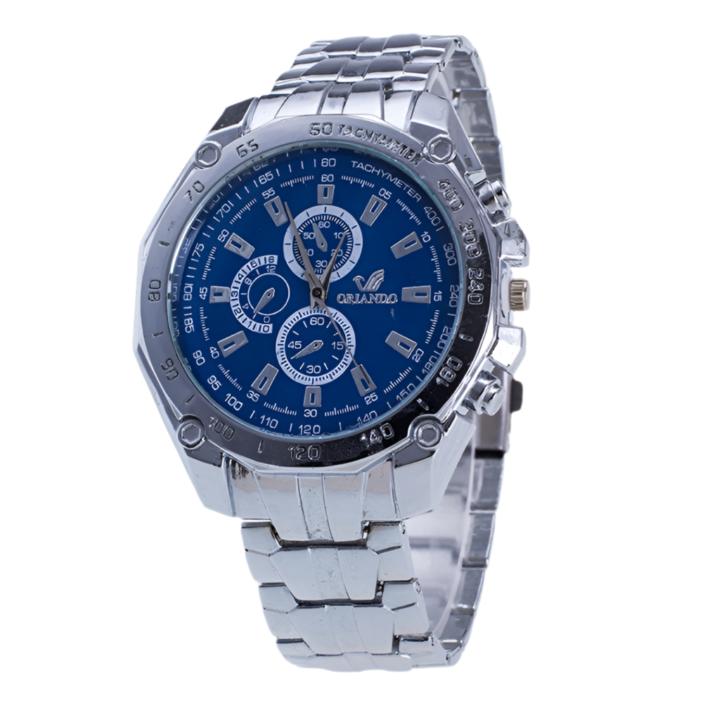 Stainless steel sports reloj hombre 3947