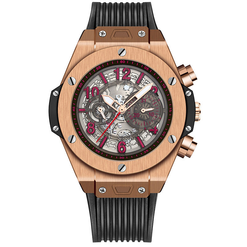 Stainless steel sport reloj hombre 5942