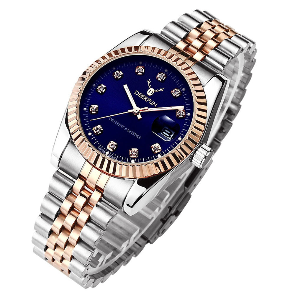 Stainless steel datejust reloj hombre 6397