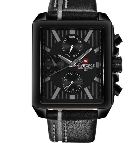 Stainless steel rectangle sport reloj hombre 4901