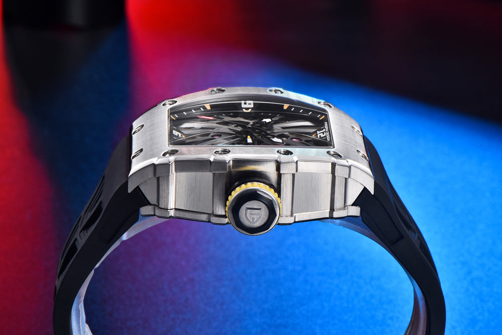 Barrel sport skeleton reloj hombre 8402