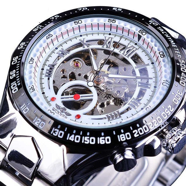 Fashion skeleton reloj hombre 7934
