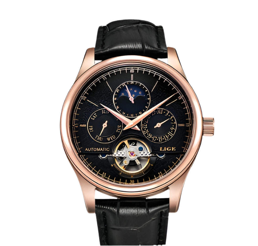 Fashion tourbillon reloj hombre 4894